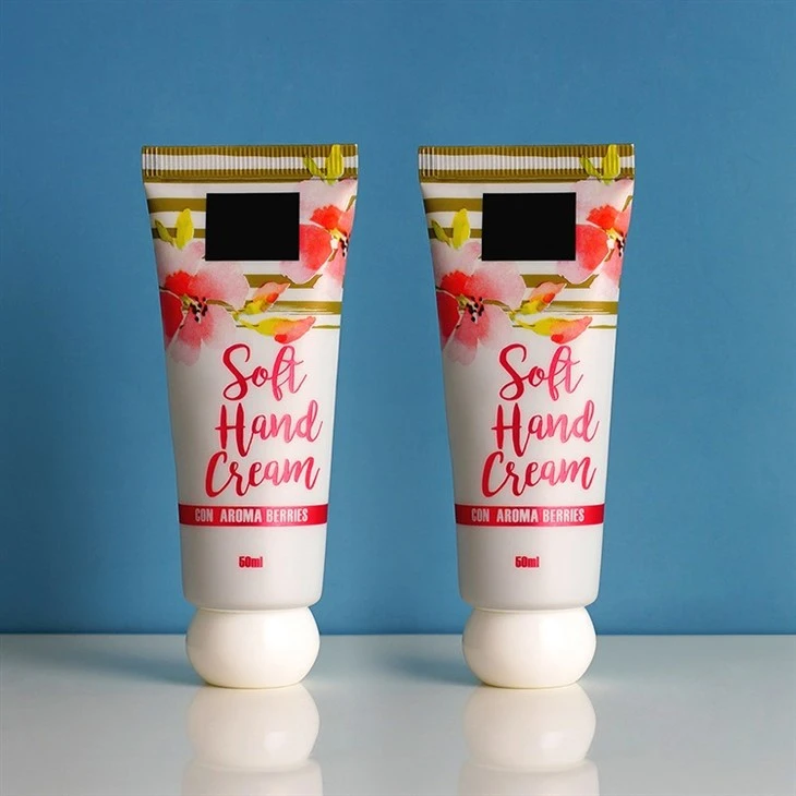 50ml Offset Printing Cosmetic Plastic Aluminum Plastic Skincare Container Hand Cream Packaging Tube With Abacus Screw-cap