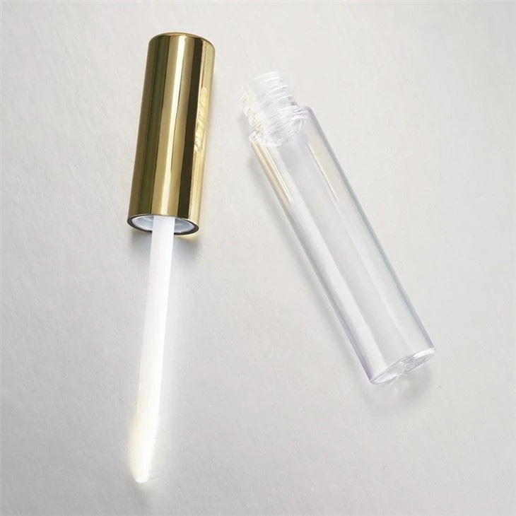 5ml Clear Color Lip Gloss Tube With Gold Cap 5ml Clear Color Lip Gloss Tube With Gold Cap